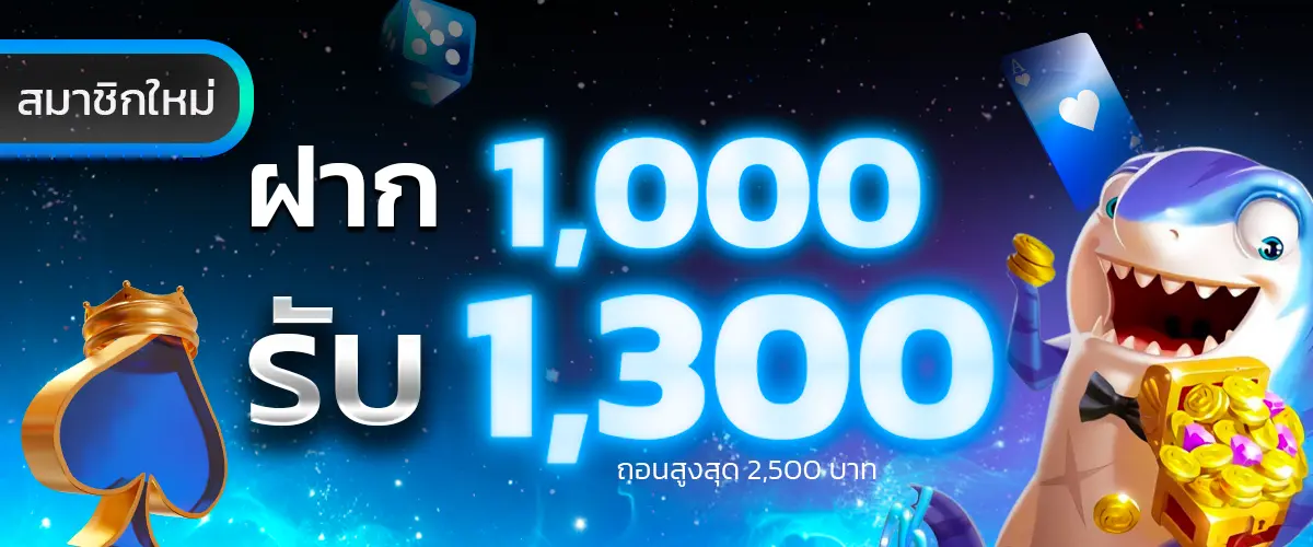 PROMOTION 1000รับ1300